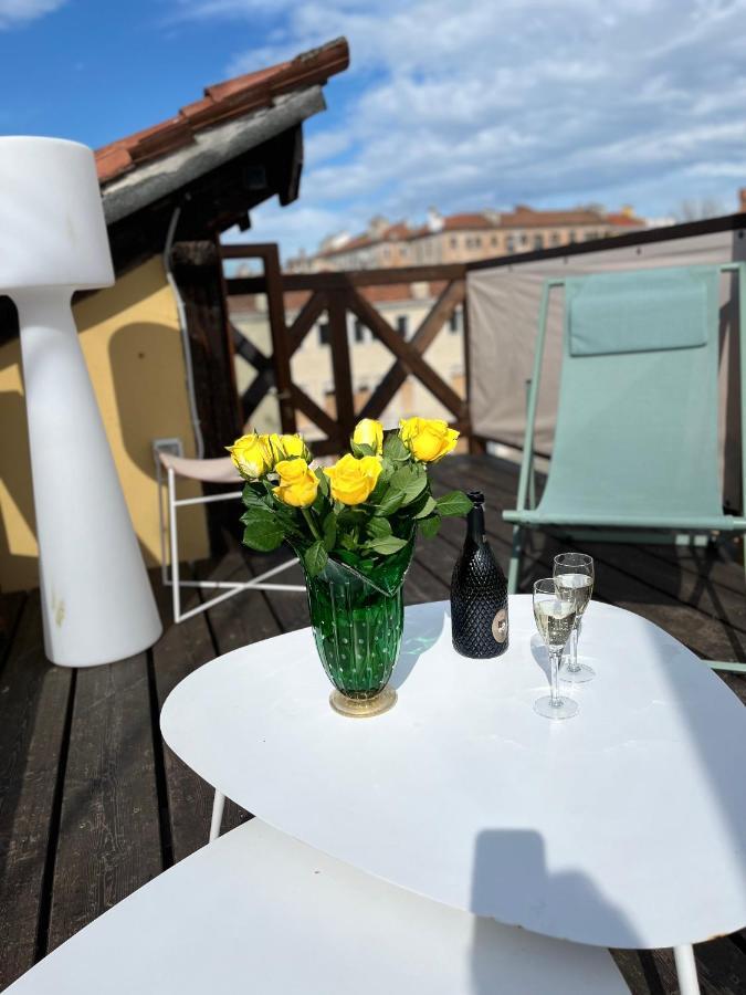 Casa Virginia Direct At The Canal Cannaregio With Own Roof Terrace ヴェネツィア エクステリア 写真